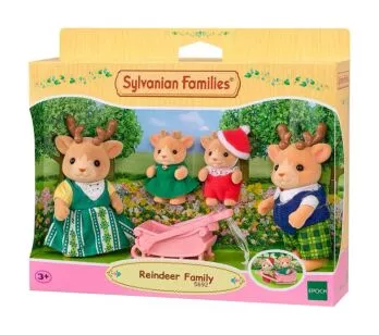 Figuras com Acessórios - Sylvanian Families - Família Renas - Epoch Magia