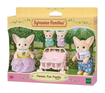 Figuras com Acessórios - Sylvanian Families - Família Raposas do Deserto - Epoch Magia