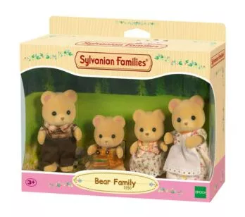 Figuras - Sylvanian Families - Família dos Ursos - Epoch Magia