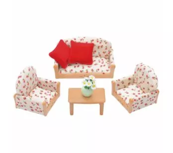 Acessórios e Móveis - Sylvanian Families - Suíte 3 Partes - Epoch Magia
