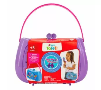 Kit Beleza Infantil - Imaginativa Fashion - Bolsa Roxa - TaTeTi