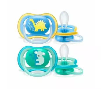Kit 2 Chupetas - Ultra Air - 18m - Coala-Dino - Philips Avent