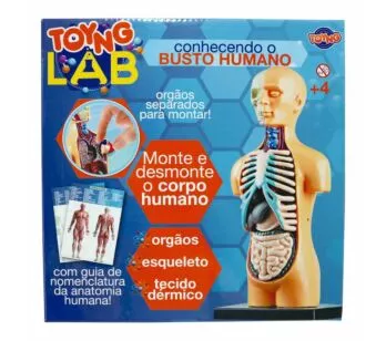 Kit Médico Infantil - Toyng Labs - Busto Humano - Toyng