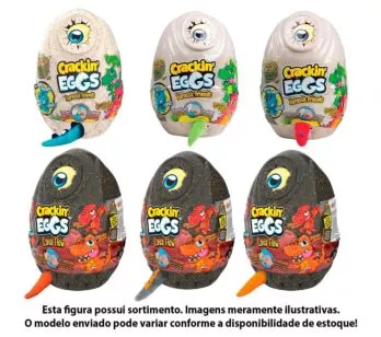 Pelúcia Interativa Surpresa - Ovo Crackin Eggs - Sortido - Toyng