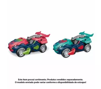 Carrinho Roda Livre - 2 em 1 - Bate e Volta - Rexbotics - Sortido - Toyng