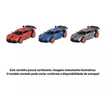 Carrinho de Fricção - Super Racing - 1-24 - Sortido - Toyng