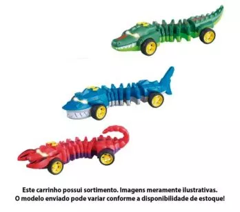 Carrinho Roda Livre - Monster Car - Sanfona - Sortido - Toyng
