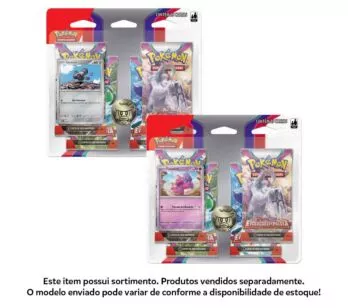 Jogo de Cartas Pokémon - Blister Quadruplo  - EV - Evoluções em Paldea - Sortido - Copag