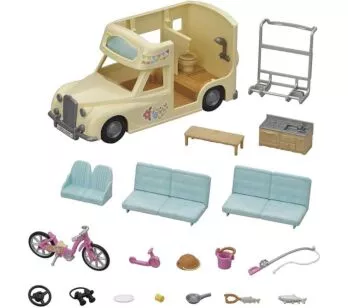 Carro Roda Livre - Sylvanian Families - Camping Van da Família - Epoch Magia