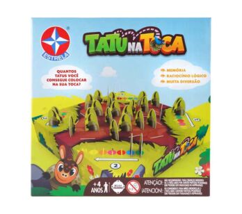 Jogo de Tabuleiro - Tatu na Toca - Estrela