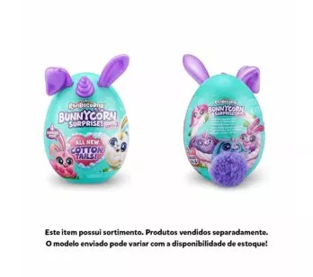 Pelúcia Surpresa - Rainbocorns - Bunnycorn Surprise - Fun Divirta-se