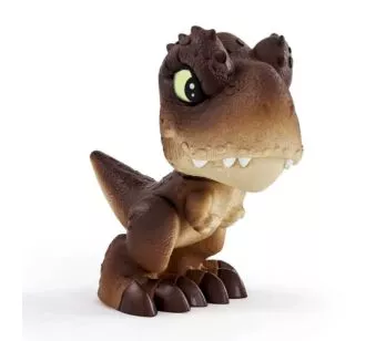 Figura Articulada - Jurassic World - Mini Baby Dinos - T-Rex Marrom - Pupee