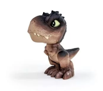 Figura Articulada - Jurassic World - Mini Baby Dinos - T-Rex Preto - Pupee