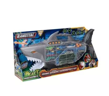 Conjunto e Veículos - Beast Machines - Robo Shark Transporter - Fun Divirta-se