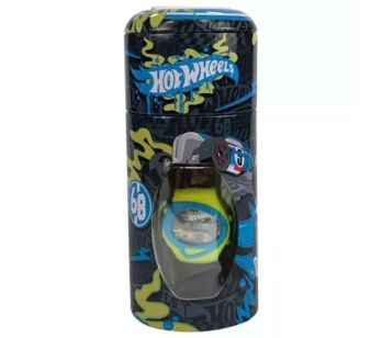 Relógio Digital Infantil no Cofrinho - Hot Wheels - Fun Divirta-se