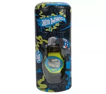 Relógio Digital Infantil no Cofrinho - Hot Wheels - Fun Divirta-se