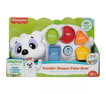 Figura de Atividades - Linkimals - Urso Polar Figuras Coloridas - Fisher-Price