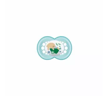 Chupeta - SkinSoft - 6m - Coelhinho - Azul - MAM