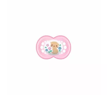 Chupeta - SkinSoft - 6m - Gatinha - Rosa - MAM