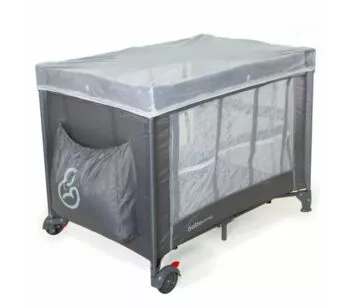 Berço de Bebê - Portátil - Até 18kg - Triton - Grafite - Galzerano