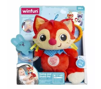 Pelúcia Infantil - Dance e Balance Amiga Raposa - Winfun