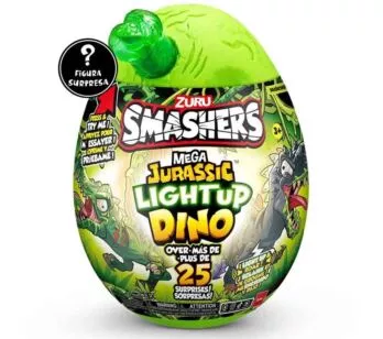 Figura Surpresa - Smashers - Mega Jurassic Light up Dino - 25 Surpresas - Fun Divirta-se