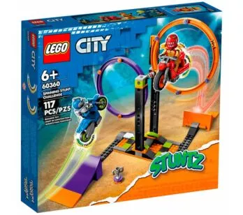 LEGO City Stuntz - Desafio de Acrobacias com Anéis Giratórios - 117 peças - Lego