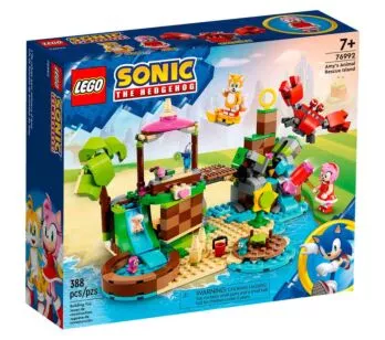 LEGO Sonic - Ilha de Resgate Animal da Amy - 388 peças - Lego