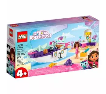 LEGO Gabby’s DollHouse - Navio e Spa da Gabby e Sereiata - 88 peças - Lego