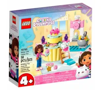 LEGO Gabby’s DollHouse - Diversão na Confeitaria com o Cakey - 58 peças - Lego