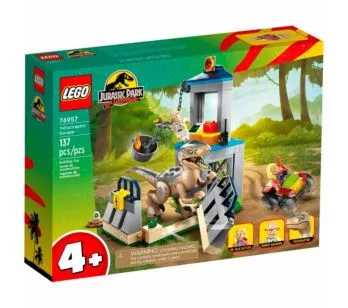 LEGO Jurassic Park - Fuga do Velociraptor - 137 peças - Lego