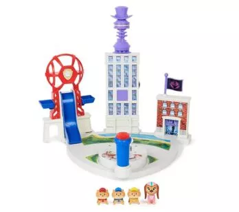 Figuras e Playset - Patrulha Canina: Um Filme Superpoderoso - Playset Liberty e Patrulheiros Juniores - Sunny Brinquedos