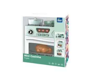 Fogãozinho Infantil com Acessórios - Mini Cozinha - Fogão - Fenix Brinquedos