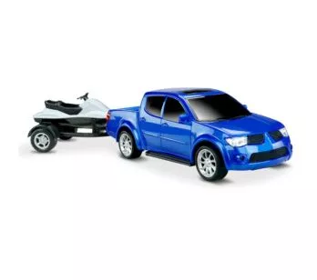 Caminhonete Roda Livre - Pick-Up RX - Jet Ski - Azul - Roma