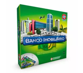 Jogo de Tabuleiro - Banco Imobiliário Brasil - Estrela