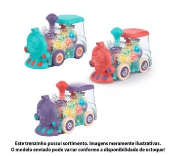 Trenzinho Bate e Volta - Color - Sortido - DM Toys