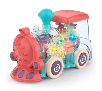 Trenzinho Bate e Volta - Color - Vermelho - DM Toys
