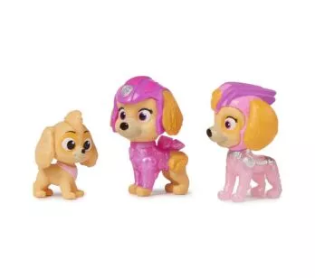 Conjunto de Figuras - Patrulha Canina: Um Filme Superpoderoso - Skye - Sunny Brinquedos