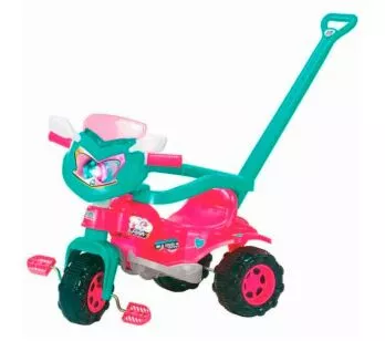 Triciclo Infantil - Passeio e Pedal - Tico-Tico Uni - Magic Toys