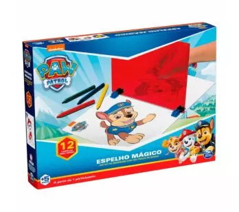 Kit de Desenho Infantil - Patrulha Canina - Espelho Mágico - Grow