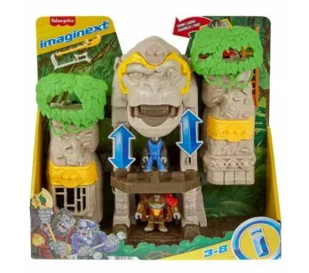 Figuras e Cenário - Gorilla - Super Fortaleza Gorila - Imaginext