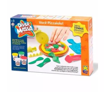 Massinha de Modelar - Diver Massa - Você Pizzaiolo - Divertoys