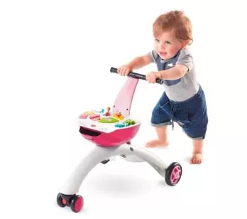 Andador Infantil - 5 em 1 - Triciclo - Rosa - Tiny Love