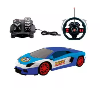 Carrinho de Controle - Volante e Pedal - Sonic - Master Pilot - Candide