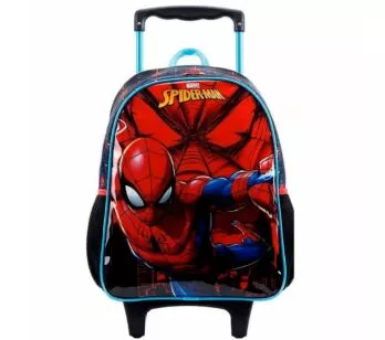 Mochila de Rodinhas Infantil - 16 - Marvel - Homem-Aranha X2 - Xeryus