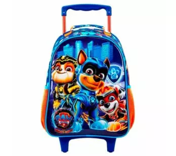 Mochila de Rodinhas Infantil - Patrulha Canina - Filme Superpoderoso R1 - Xeryus