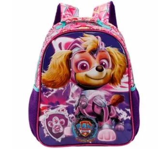 Mochila de Costas Infantil - 14 - Patrulha Canina - Filme Superpoderoso Skye R2 - Xeryus