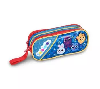 Estojo Infantil Escolar Duplo - Bolofofos - Clio Style