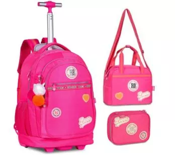 Kit Escolar - Rebecca Bonbon - Mochila + Lancheira + Estojo - College - Clio Style