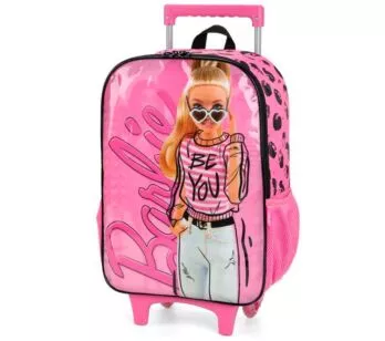 Mochila de Rodinhas Infantil - Barbie - Be You - Luxcel